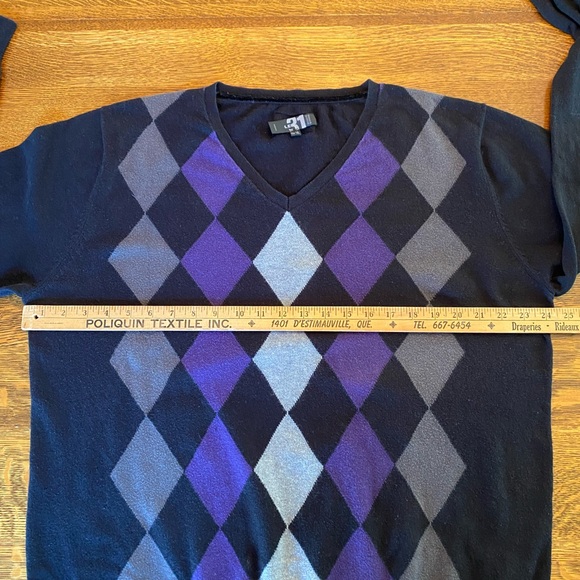 Men's cotton and cashmere knitted sweater - Picture 2 of 8